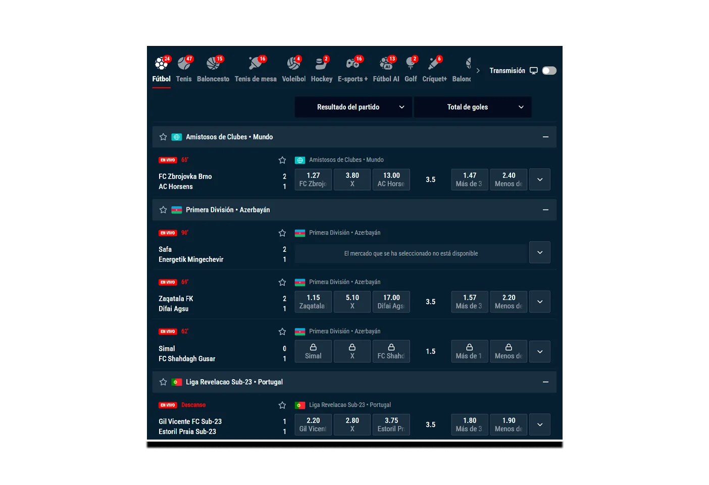 Actualidad deportiva.
