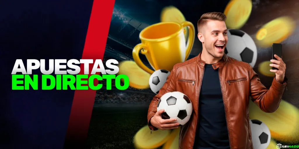 Apuestas en directo en eventos deportivos.